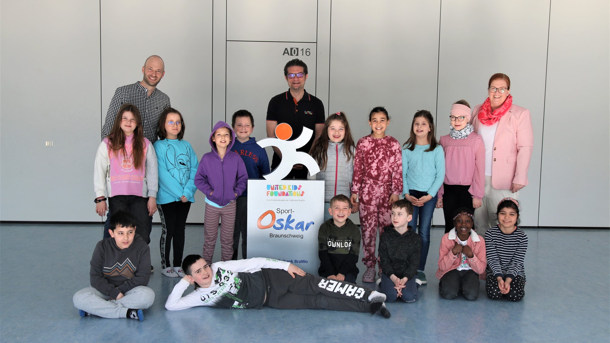 Sport-Oskar-Übergabe an der Grundschule Rheinring
