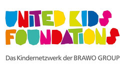 Logo der United Kids Foundations, die sich für benachteiligte Kinder in Deutschland einsetzen.