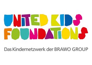 Logo der United Kids Foundations, die sich für benachteiligte Kinder in Deutschland einsetzen.