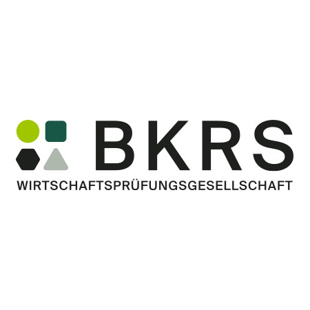 Logo der BKRS Wirtschaftsprüfungsgesellschaft mit vier farbigen geometrischen Formen und dem Schriftzug "BKRS WIRTSCHAFTSPRÜFUNGSGESELLSCHAFT".