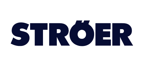 Das Bild zeigt das Logo der Firma Ströer mit dem Schriftzug "STRÖER" in Großbuchstaben.